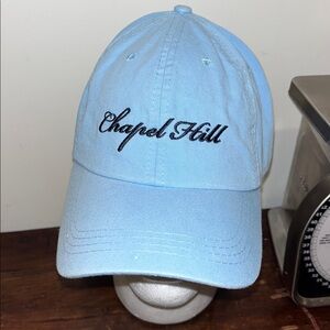 UNC Script Chapel Hill North Carolina Sky Lt. Blue Baseball Golf Hat Cap Unisex